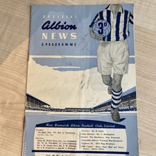 West Bromwich Albion v Arsenal 4/8/57 Vol 49 No 4