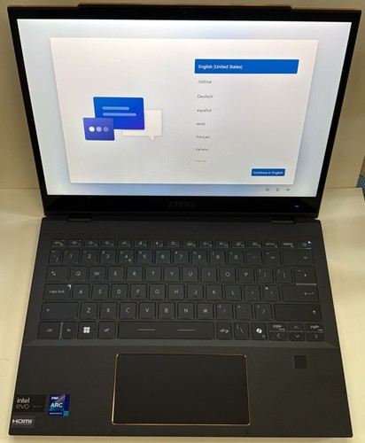 Msi summit e13 - evo, 13.3"