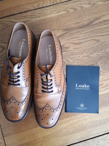 Loake chester brogues tan - chester,