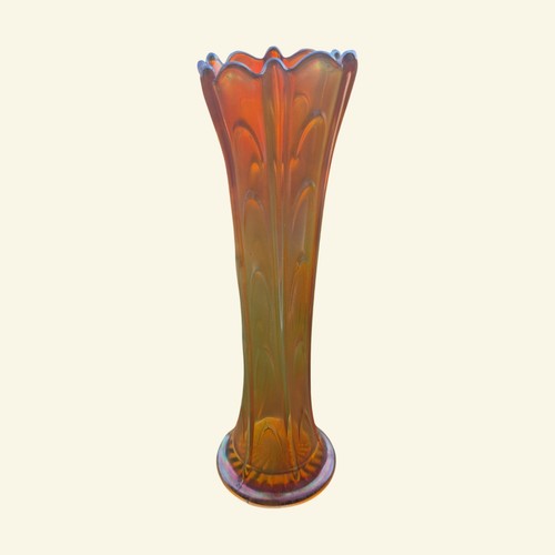 Vintage amber carnival - amber, glass