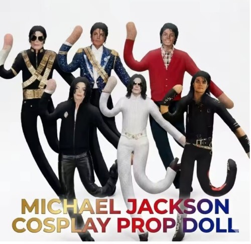 28cm michael jackson cosplay - michael,