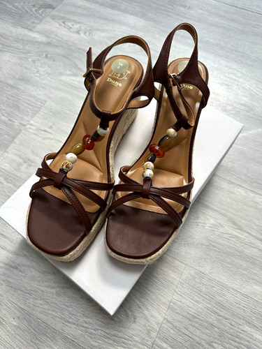 Dune london brown espadrille - london,