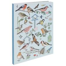 Emma Lawrence A5 Softcover Notebook Garden Birds Design Robin Jay Chaffinch Wren