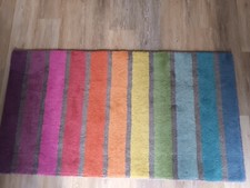 dunelm multi colour rug 80 x 150cms.