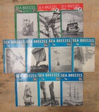 10 SEA BREEZES DIGEST MAGAZINES by VARIOUS AUTHORS  ** PAPERBACK