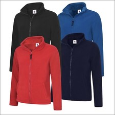 UNEEK Ladies Classic Full Zip Micro Fleece Women's Jacket Work Polyester Coat 