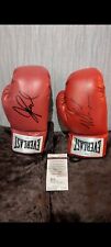 Mike Tyson Jake Paul Signed Glove Set - Coa *