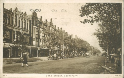 Southport lord street 1953 - southport;,