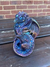 Windstone Editions Young Dragon Peacock Colourway Pena 1988 Fab Vintage Dragon