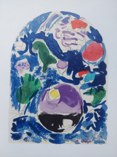 Marc chagall lithograph tribu - chagall,