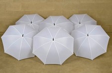 7 White Wedding Umbrellas