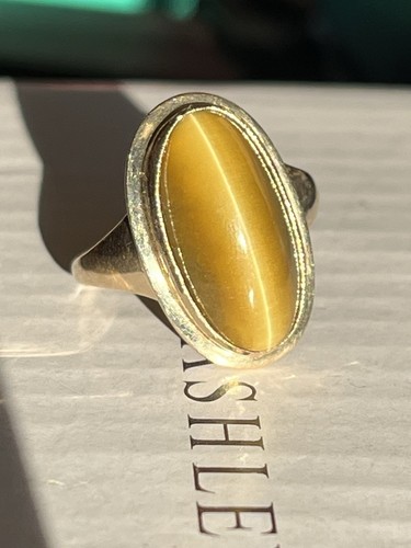 Large retro 9ct - 9ct, gold