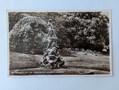 Vintage postcard peter pan - vintage, postcard,