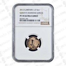 2012 Gold Proof Half Sovereign