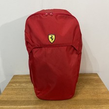 Ferrari men's red backpack/