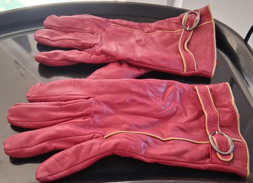 Ladies red tan - red/tan, leather