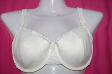 M&S Per Una Balcony Bra Underwired Lightly Padded Light Cream UK 32DD BNWOT