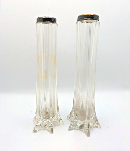 Clear ribbed glass - ribbed, with