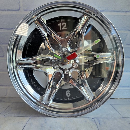 Alloy wheel clock led - alloy, light