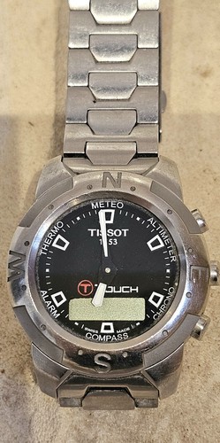 Tissot touch silver - silver, men's