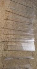 Acrylic  fittings for Slatwall - job lot of used assorted items