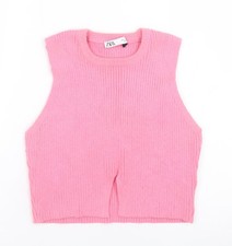 Zara Women Pink Knit