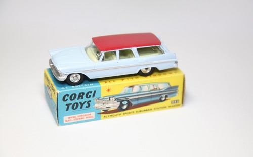 Corgi 445 plymouth - corgi, sports