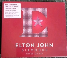 ELTON JOHN DIAMONDS ULTIMATE GREATEST HITS ORIGINAL 3 x CD BRAND NEW SEALED