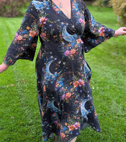 Moon long wrap - long, dress