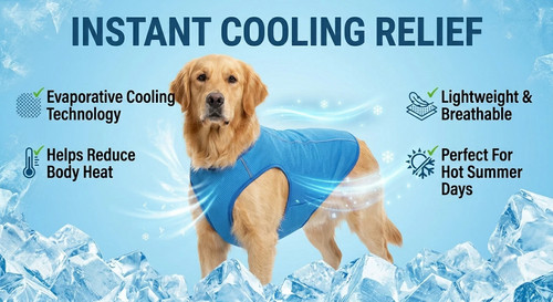 Summer dog cooling vest - cooling,