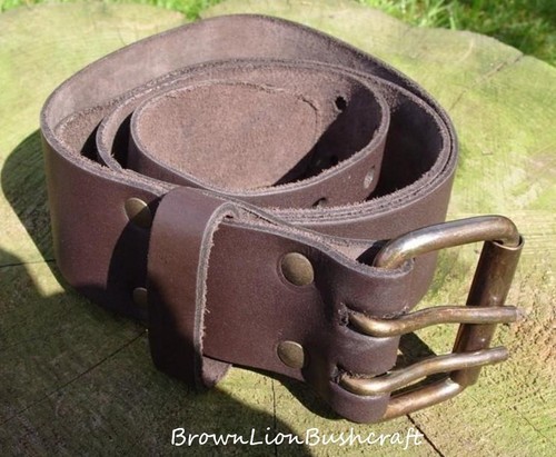Wide leather double - 2",