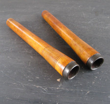 Weaving Craft Tools - Vintage Wood Tapestry Yarn Spindle Bobbins Spools