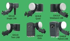 MK4 Single Twin Quad Octo Wideband Hybrid LNB LMB For SKY HD Q Freesat Satellite