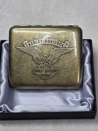 Harley davidson cigarette tin - harley,