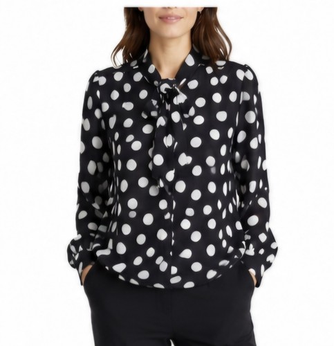 Tesco black white polka - tesco,