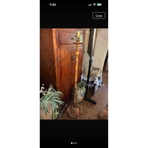 Vintage spindle turned - turned, wood