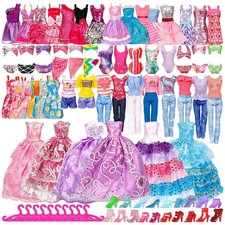 50Pcs Barbie Doll Clothes
