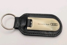 Genuine Audi Worcester Leather Keyring Fob Free UK Post