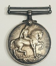 WW1 British War Silver Medal