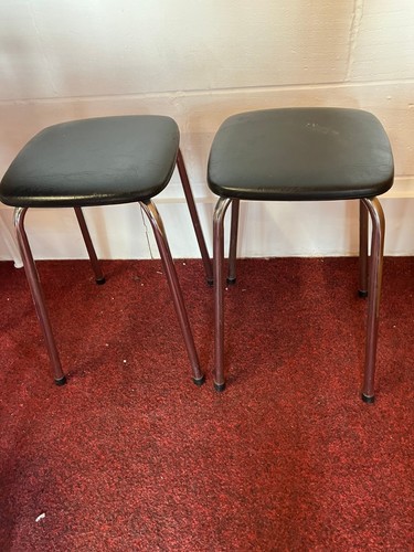 Pair vintage chrome and - chrome,