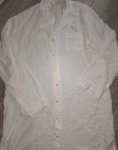 White seersucker muslin - white,