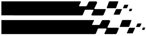 Racing stripes bonnet - x,