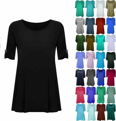 Ladies short turn sleeves - ladies,