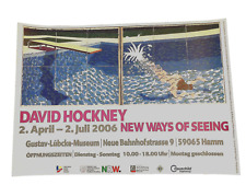 David Hockney New Ways of Seeing Swimming Pool poster 2006