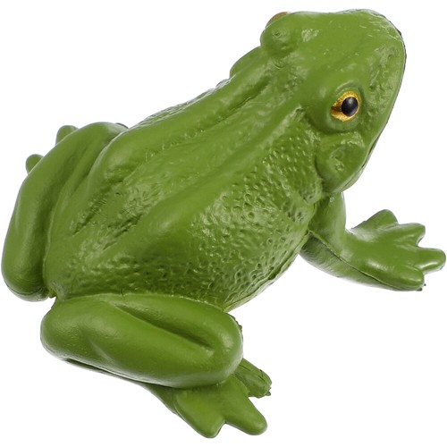 Frog figurine realistic animal - figurine,