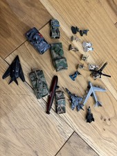 Micro Machines Army Tanks  Jeep submarine plane Etc 