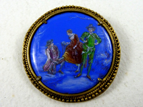 French enamel hand - enamel,