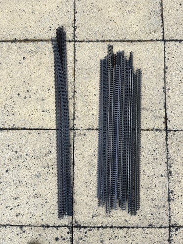 Vintage model railway tracks