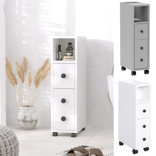 Slimline bathroom storage unit - slimline,