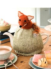 KNITTING PATTERN COPY FANTASTIC MR FOX TEA COSY FOR STANDARD SIZED POT